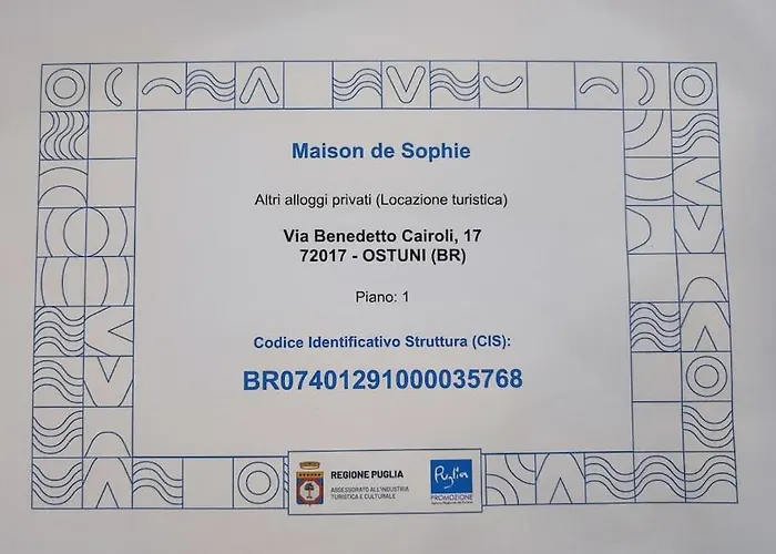 Maison De Sophie 度假居 奥斯图尼